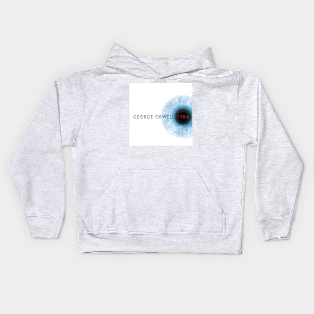 1984 Eye - George Orwell Kids Hoodie by SpartanCell